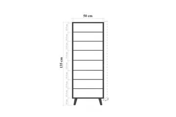 Kenkäkaappi Igrario 50 cm - Valkoinen - Säilytys - Kenkäsäilytys - Kenkäkaappi