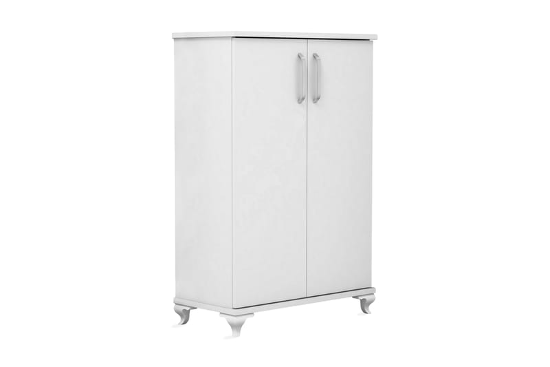 Kenkäkaappi Kauper 72 cm - Valkoinen - Säilytys - Kenkäsäilytys - Kenkäkaappi