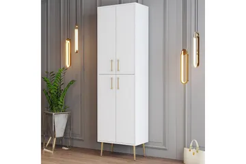 Kenkäkaappi Kotzen 60 cm - Kulta/Valkoinen - Säilytys - Kenkäsäilytys - Kenkäkaappi
