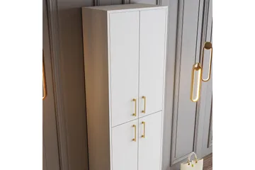 Kenkäkaappi Kotzen 60 cm - Kulta/Valkoinen - Säilytys - Kenkäsäilytys - Kenkäkaappi