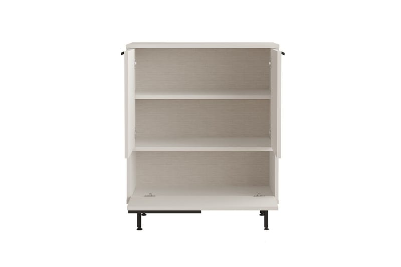 Kenkäkaappi Liyakat 74,8 cm - Valkoinen - Säilytys - Kenkäsäilytys - Kenkäkaappi