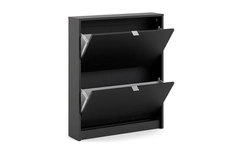 Kenkäkaappi Malwine 2 Lokeroa - Musta - Säilytys - Kenkäsäilytys - Kenkäkaappi