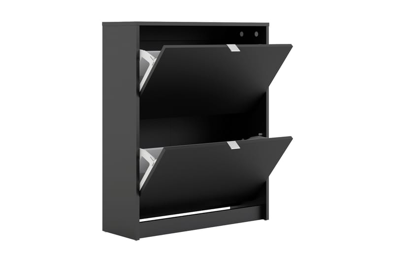 Kenkäkaappi Malwine 2 Lokeroa - Musta - Säilytys - Kenkäsäilytys - Kenkäkaappi