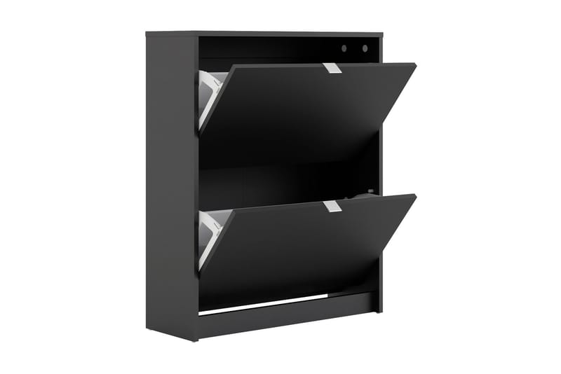 Kenkäkaappi Malwine 2 Lokeroa - Musta - Säilytys - Kenkäsäilytys - Kenkäkaappi