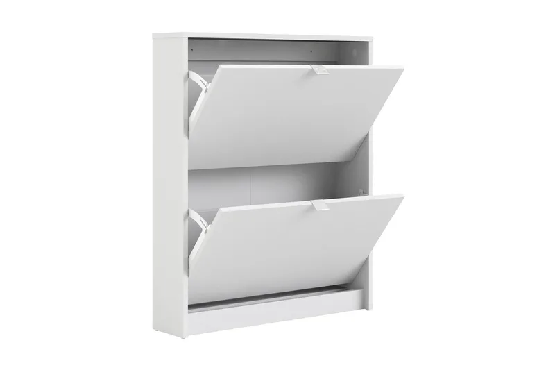 Kenkäkaappi Malwine 2 Lokeroa - Valkoinen - Säilytys - Kenkäsäilytys - Kenkäkaappi