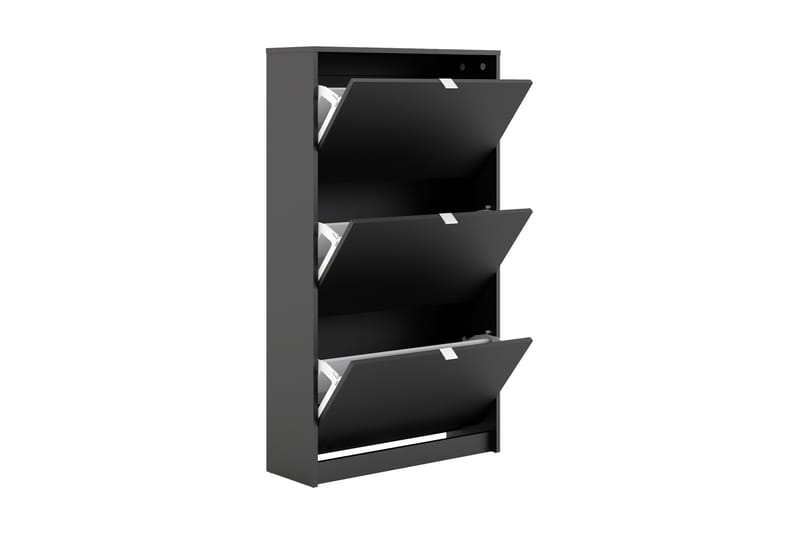 Kenkäkaappi Malwine 3 Lokeroa - Musta - Säilytys - Kenkäsäilytys - Kenkäkaappi