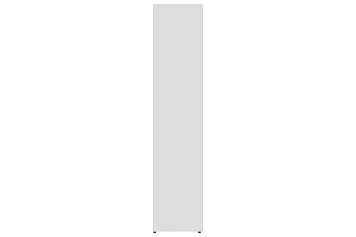 Kenkäkaappi korkeakiilto valkoinen 80x39x178 cm lastulevy - Valkoinen - Säilytyskaappi - Kenkäsäilytys - Eteisen säilytys - Kenkäkaappi