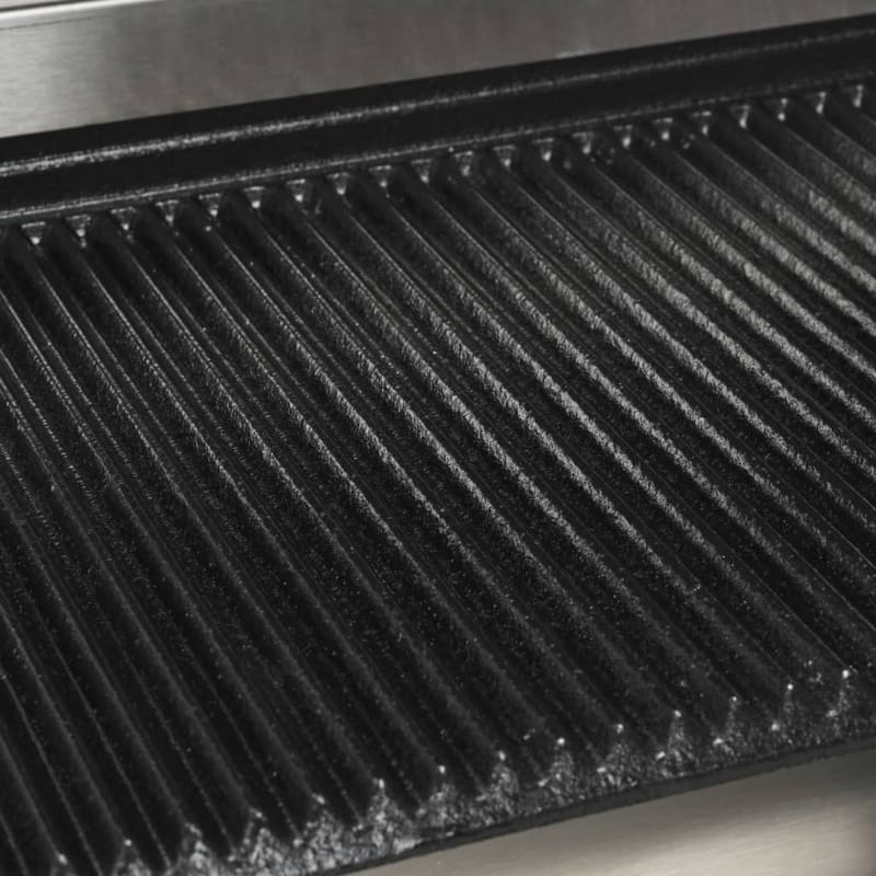 Leipägrilli uritettu 2200 W 44x41x19 cm - Hopea - Säilytys - Kenkäsäilytys - Kenkäkaappi