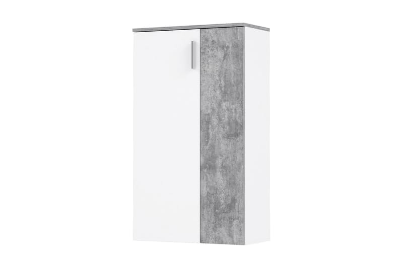 Kenkäkaappi Lidget 69 cm - Valkoinen/Harmaa - Säilytys - Kenkäsäilytys