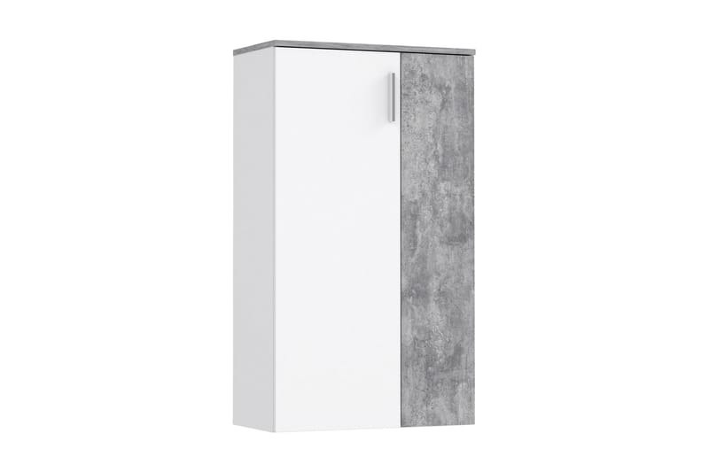 Kenkäkaappi Lidget 69 cm, Valkoinen/Harmaa