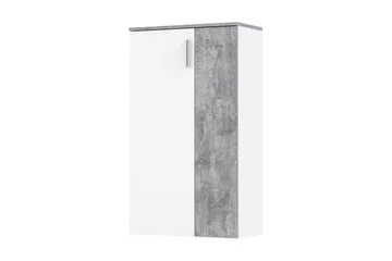 Kenkäkaappi Lidget 69 cm - Valkoinen/Harmaa - Säilytys - Kenkäsäilytys