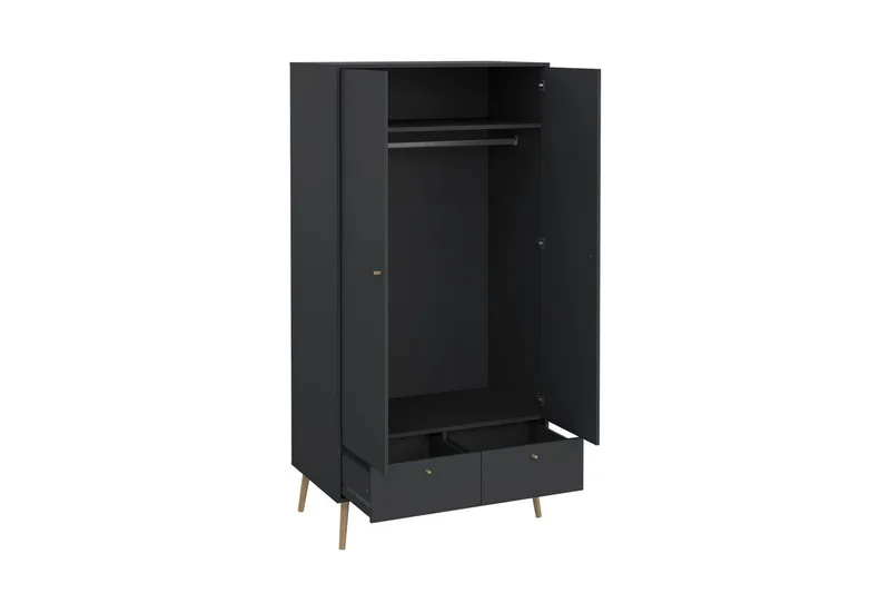 Kenkäkaappi Malwine 4 Lokeroa - Musta - Säilytys - Kenkäsäilytys