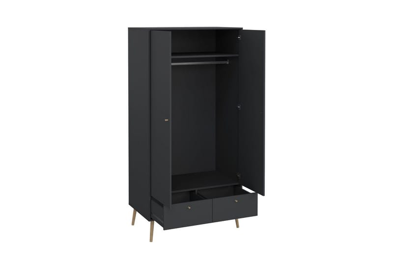 Kenkäkaappi Malwine 4 Lokeroa - Musta - Säilytys - Kenkäsäilytys