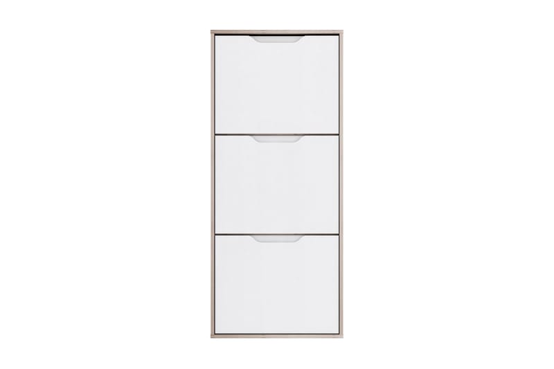 Kenkäkaappi Mettlen 55x130 cm - Ruskea/Valkoinen - Säilytys - Kenkäsäilytys