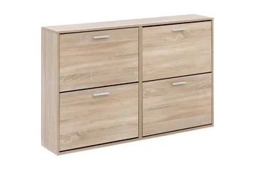 Kenkäkaappi Munuz 120x24 cm - Puu/Luonnonväri - Säilytys - Kenkäsäilytys
