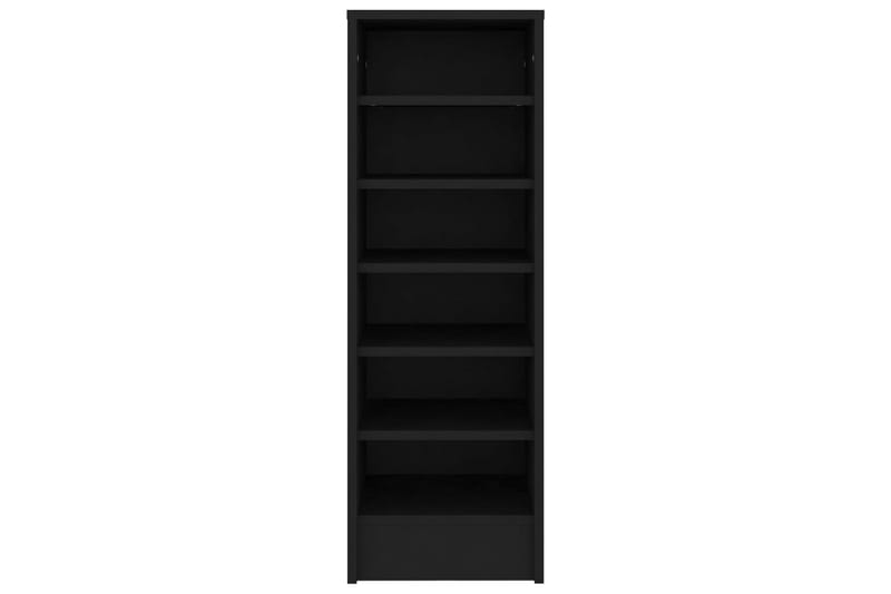 Kenkäkaappi musta 31,5x35x90 cm lastulevy - Musta - Säilytys - Kenkäsäilytys