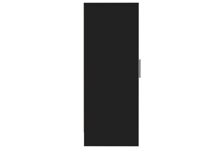 Kenkäkaappi musta 32x35x92 cm lastulevy - Musta - Säilytyskaappi - Kenkäsäilytys - Eteisen säilytys - Kenkäkaappi
