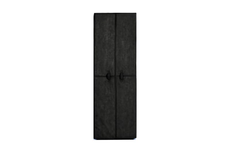 Kenkäkaappi musta 60x30x166 cm kangas - Musta - Säilytys - Kenkäsäilytys