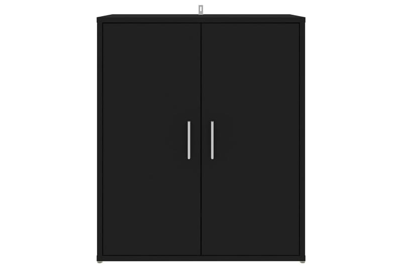Kenkäkaappi musta 60x35x70 cm lastulevy - Musta - Säilytys - Kenkäsäilytys