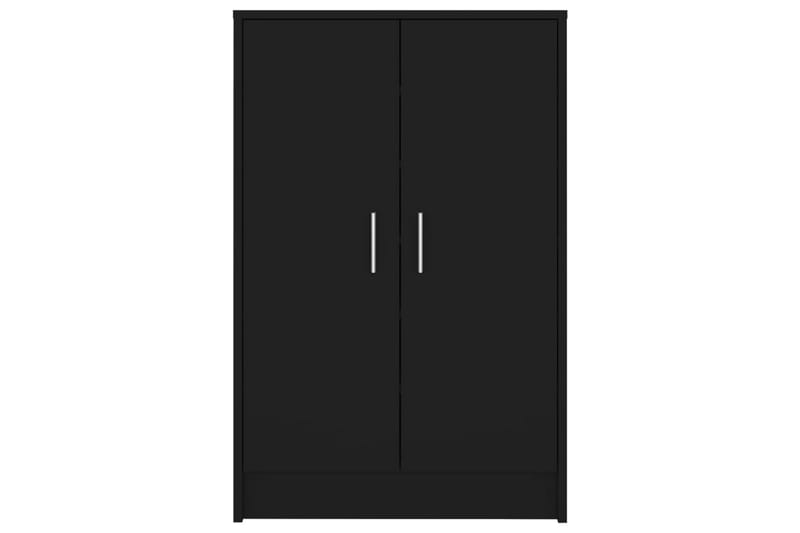 Kenkäkaappi musta 60x35x92 cm lastulevy - Musta - Säilytys - Kenkäsäilytys