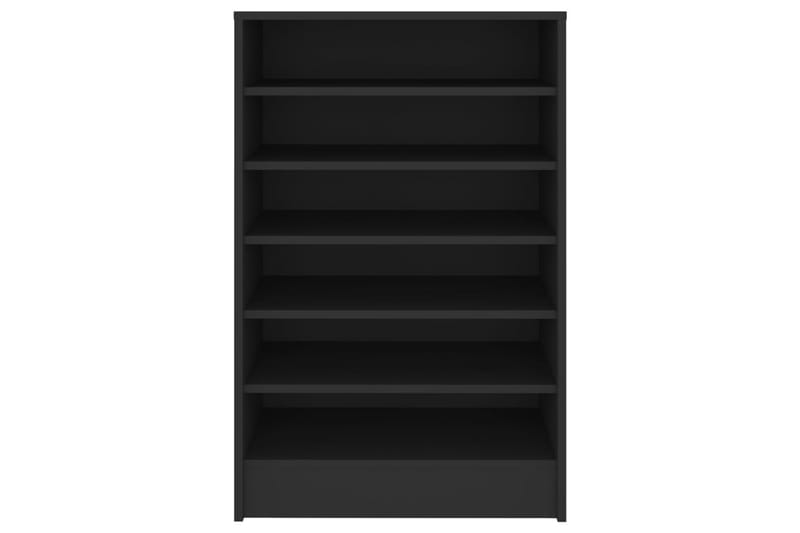 Kenkäkaappi musta 60x35x92 cm lastulevy - Musta - Säilytys - Kenkäsäilytys