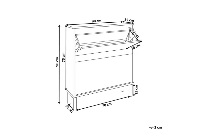 Kenkäkaappi Norris - Säilytys - Kenkäsäilytys