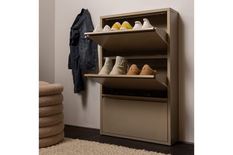 Kenkäkaappi Sabine - Hiekka - Säilytys - Kenkäsäilytys