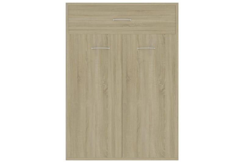 Kenkäkaappi Sonoma-tammi 60x35x84 cm lastulevy - Ruskea - Säilytys - Kenkäsäilytys