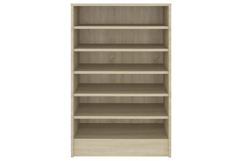 Kenkäkaappi Sonoma-tammi 60x35x92 cm lastulevy - Ruskea - Säilytys - Kenkäsäilytys