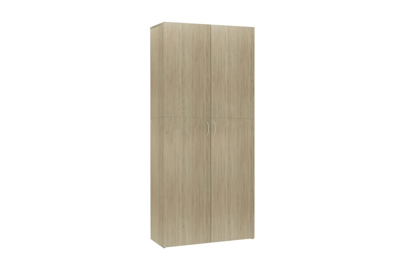 Kenkäkaappi Sonoma-tammi 80x35,5x180 cm lastulevy - Ruskea - Säilytys - Kenkäsäilytys