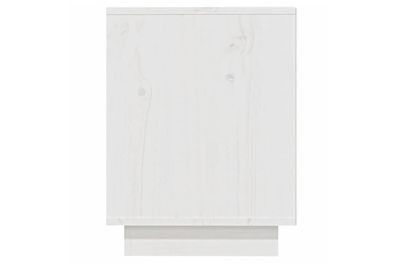 Kenkäkaappi valkoinen 110x34x45 cm täysi mänty - Valkoinen - Säilytys - Kenkäsäilytys - Kenkäteline & kenkähylly