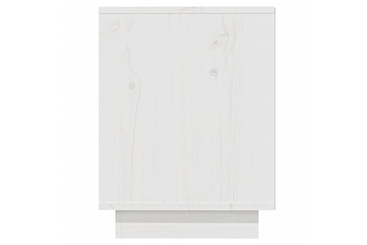 Kenkäkaappi valkoinen 110x34x45 cm täysi mänty - Valkoinen - Kenkäteline & kenkähylly - Kenkäsäilytys - Eteisen säilytys