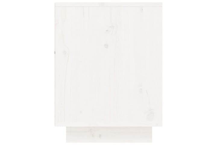 Kenkäkaappi valkoinen 60x34x45 cm täysi mänty - Valkoinen - Säilytyskaappi - Kenkäsäilytys - Eteisen säilytys - Kenkäkaappi