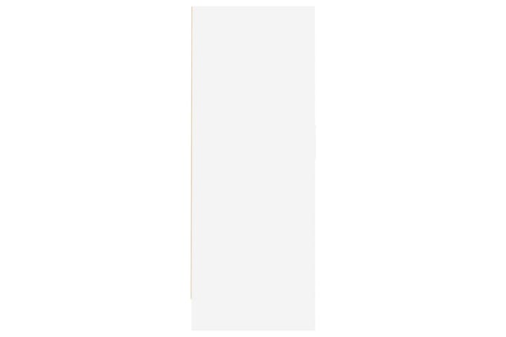 Kenkäkaappi valkoinen 60x35x92 cm lastulevy - Valkoinen - Säilytyskaappi - Kenkäsäilytys - Eteisen säilytys - Kenkäkaappi
