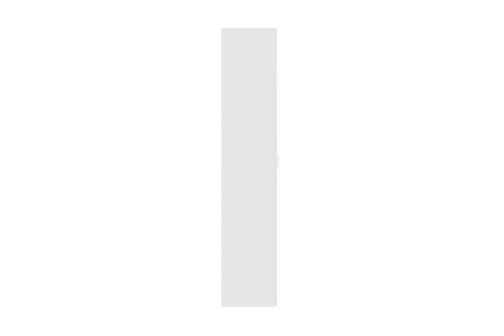 Kenkäkaappi valkoinen 80x35,5x180 cm lastulevy - Valkoinen - Säilytyskaappi - Kenkäsäilytys - Eteisen säilytys - Kenkäkaappi