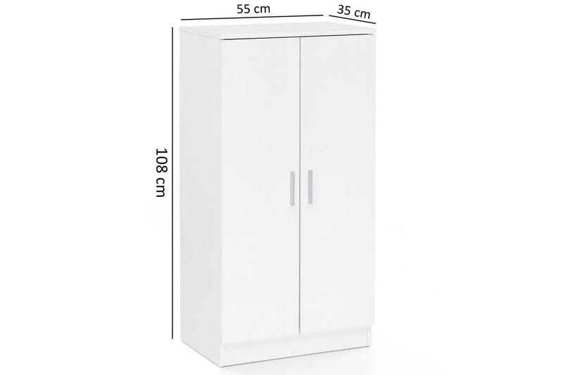 Kenkäkaappi Wohnling Kalvopäällystetty lastulevy 7 lokeroa eteiskaluste - Säilytys - Kenkäsäilytys