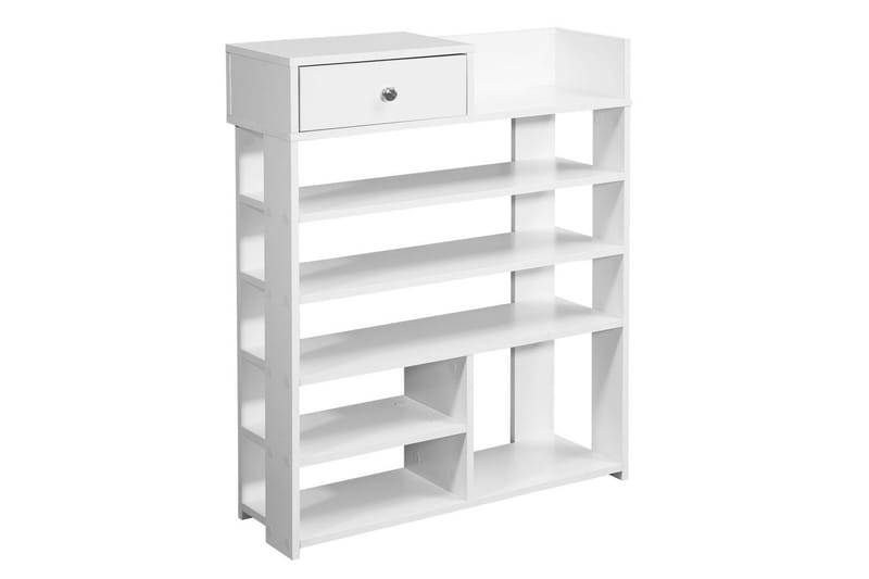 Kenkäkaappi Wohnling Kalvopäällystetty lastulevy avohylly 1 laatikko, undefined