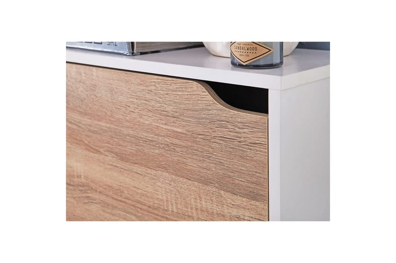 Kenkäkaappi Wohnling Kalvopinnoitettu lastulevy 4 kallistettavaa lokeroa 24 parille - Säilytys - Kenkäsäilytys