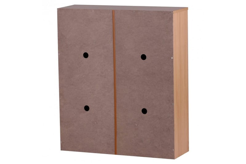 Kenkäkaappi Wohnling KIEL 2 kallistuslokerolla, päällystetty lastulevy Pyökki - Pyökki - Säilytys - Kenkäsäilytys