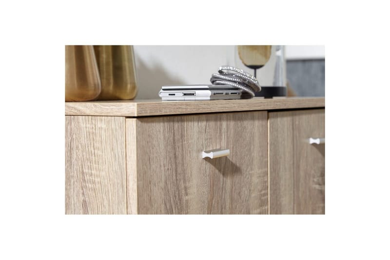 Kenkäkaappi Wohnling NIMES 12 parille ja 2 ovelle, päällystetty lastulevy Sonoma - Sonoma - Säilytys - Kenkäsäilytys