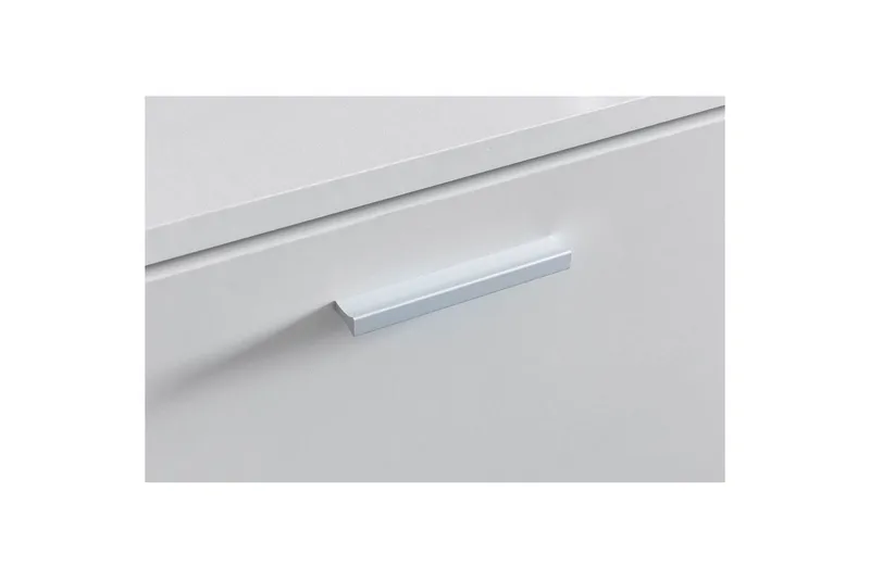 Kenkäkaappi Wohnling SPLIT kallistettavilla lokerikoilla, päällystetty lastulevy Valkoinen - Valkoinen - Säilytys - Kenkäsäilytys