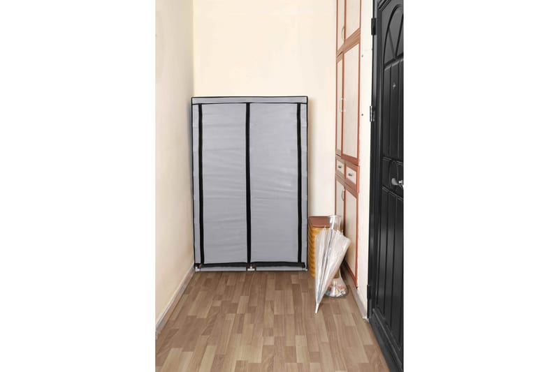Kenkäkaappi Zakkum 96x146 cm - Harmaa - Säilytys - Kenkäsäilytys