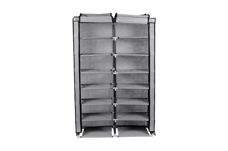 Kenkäkaappi Zakkum 96x146 cm - Harmaa - Säilytys - Kenkäsäilytys