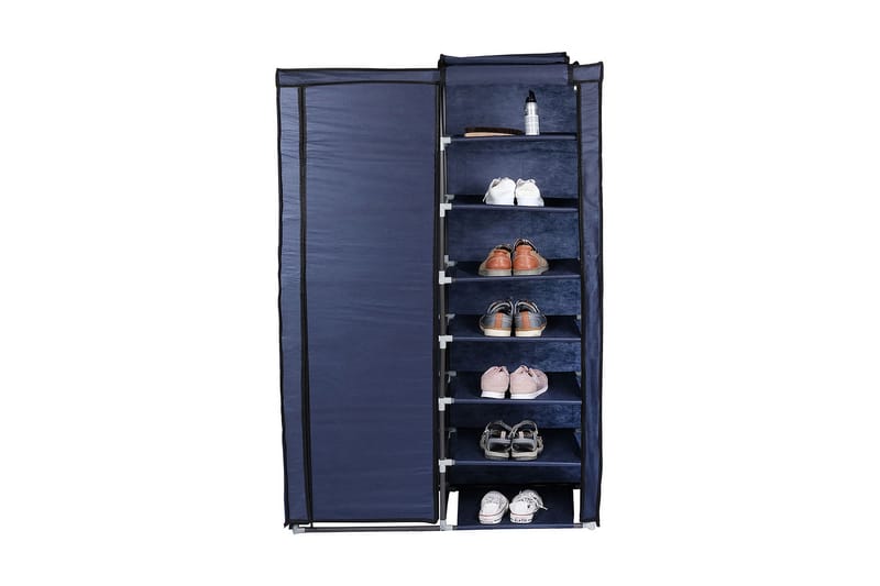 Kenkäkaappi Zakkum 96x146 cm - Sininen - Säilytys - Kenkäsäilytys