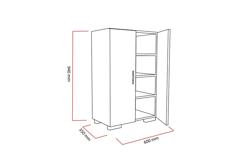 Kenkäkaappi Pangler - Säilytys - Kenkäsäilytys