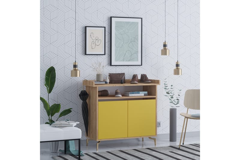 Kenkäsäilytin Kulta/Tammi/Keltainen - Säilytys - Kenkäsäilytys