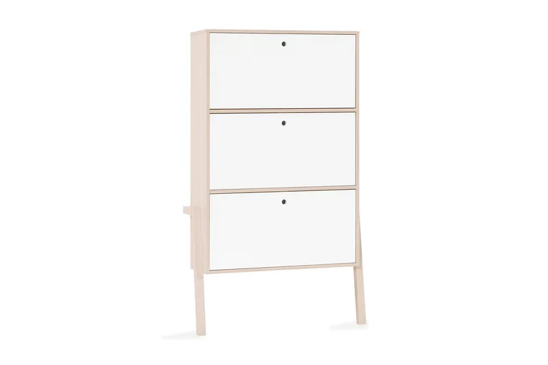 Kenkäsäilytin Spot Puu/Luonnonväri/Valkoinen, VOX