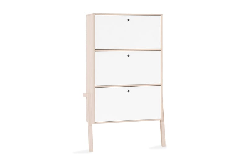 Kenkäsäilytin Spot Puu/Luonnonväri/Valkoinen, VOX