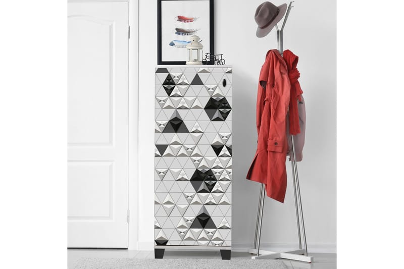 Kenkäsäilytin Valkoinen/Musta - Säilytys - Kenkäsäilytys