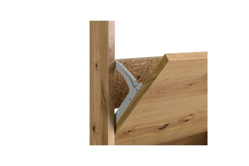 Kenkäsäilytys Bill 55x21x157 cm, Luonto - 55x21x157 cm, Luonto - Säilytys - Kenkäsäilytys